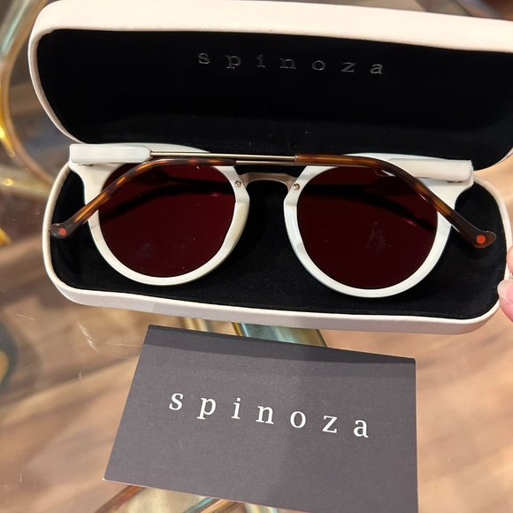Spinoza Sharveen Ivory x Rose Sunglasses - Picture 2 of 2